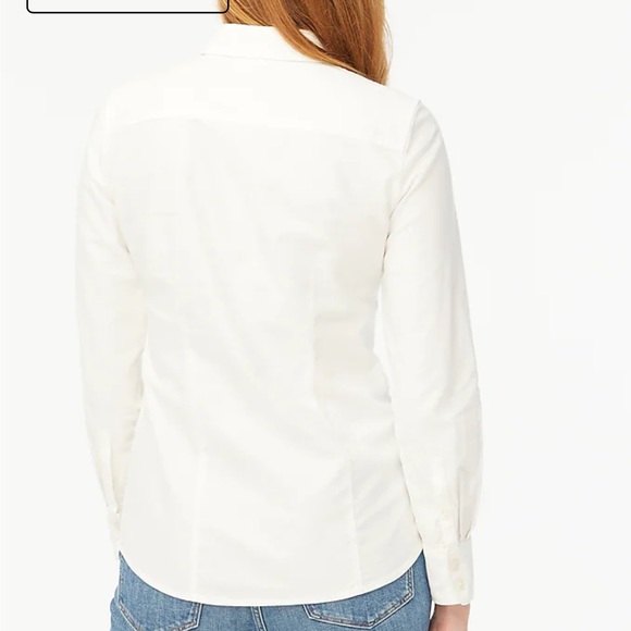 NWT J Crew Factory Hi Lo Relaxed Button Down shirt - Picture 2 of 5